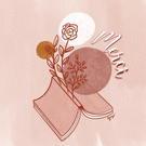 Merci d'un livre ouvert et de fleurs &eacute;l&eacute;gantes